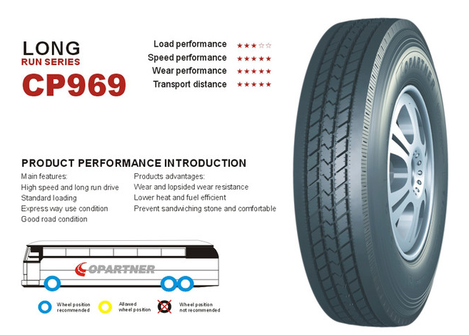 COPARTNER CP969 TRAILER 11R22.5